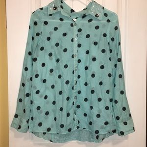 Girls Justice Button Up